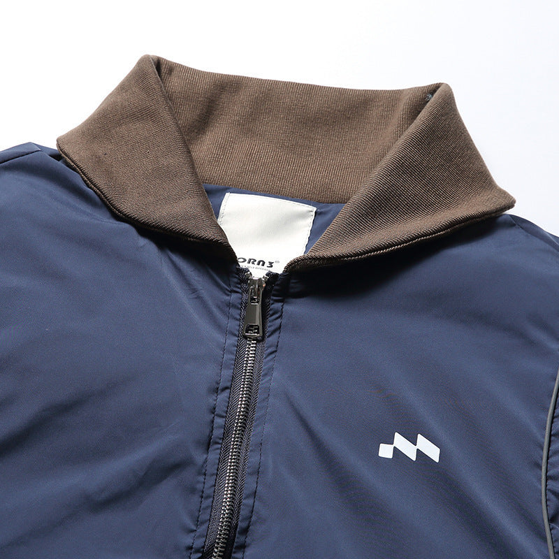 Retro Stand-up Collar Cotton-padded Clothes Men