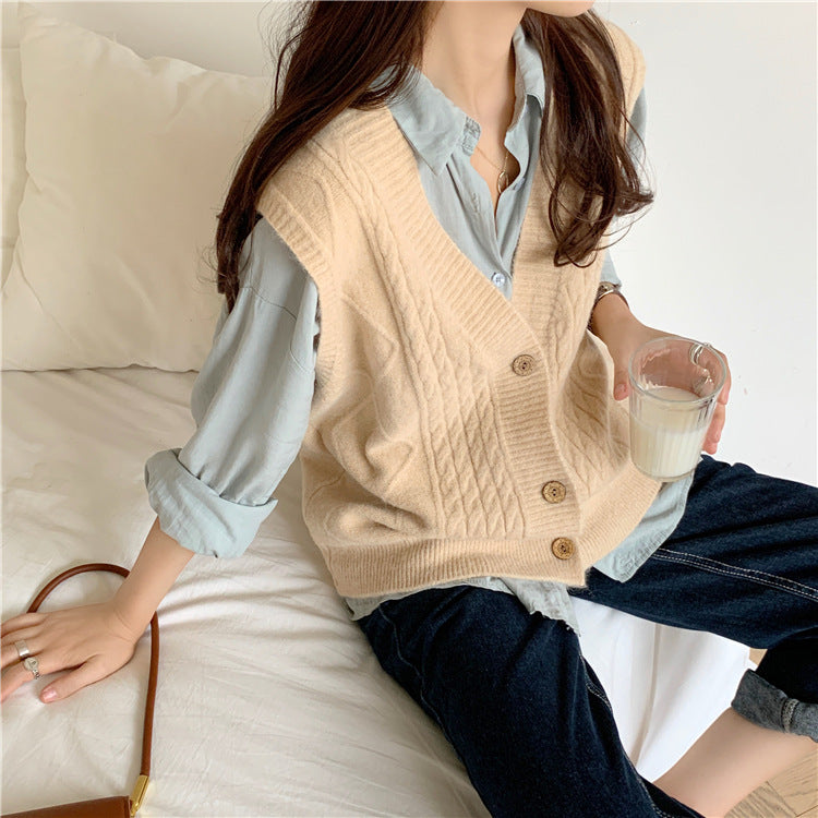 Women Sweaters Wear Vintage Style Loose Clothes