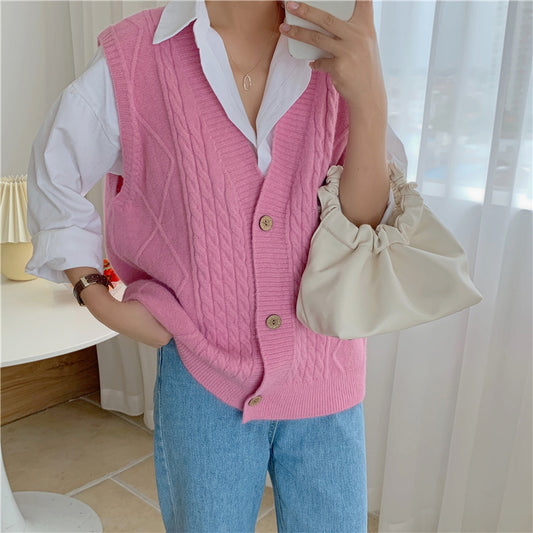 Women Sweaters Wear Vintage Style Loose Clothes
