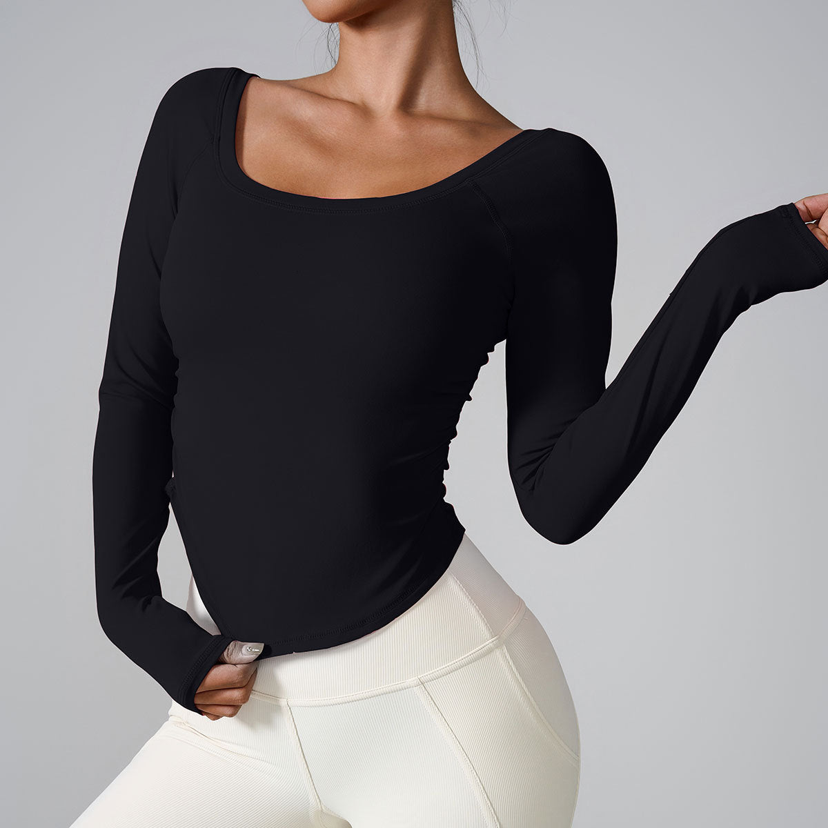 Sports Long Sleeve Skinny Workout Clothes Women