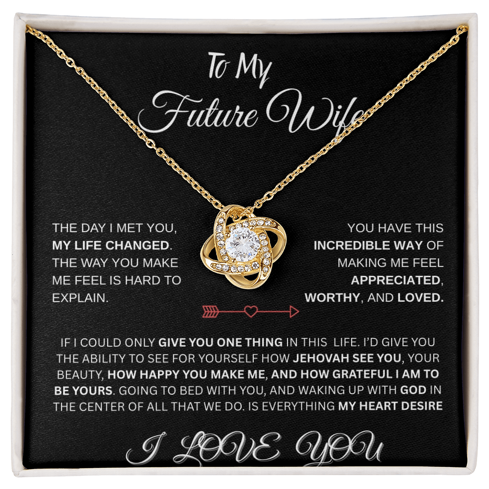 My Future Wife Knot Necklace