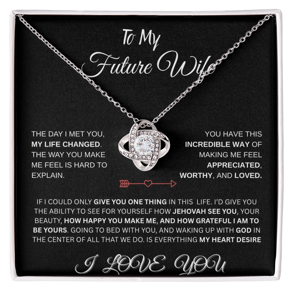 My Future Wife Knot Necklace
