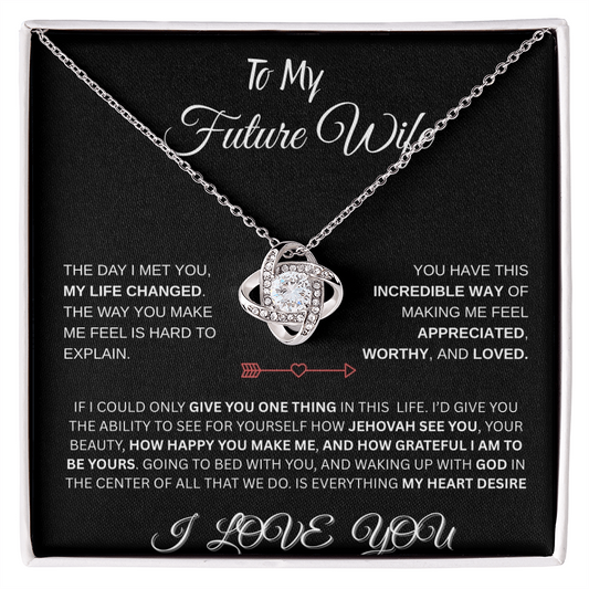 My Future Wife Knot Necklace