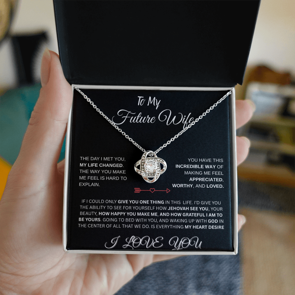 My Future Wife Knot Necklace