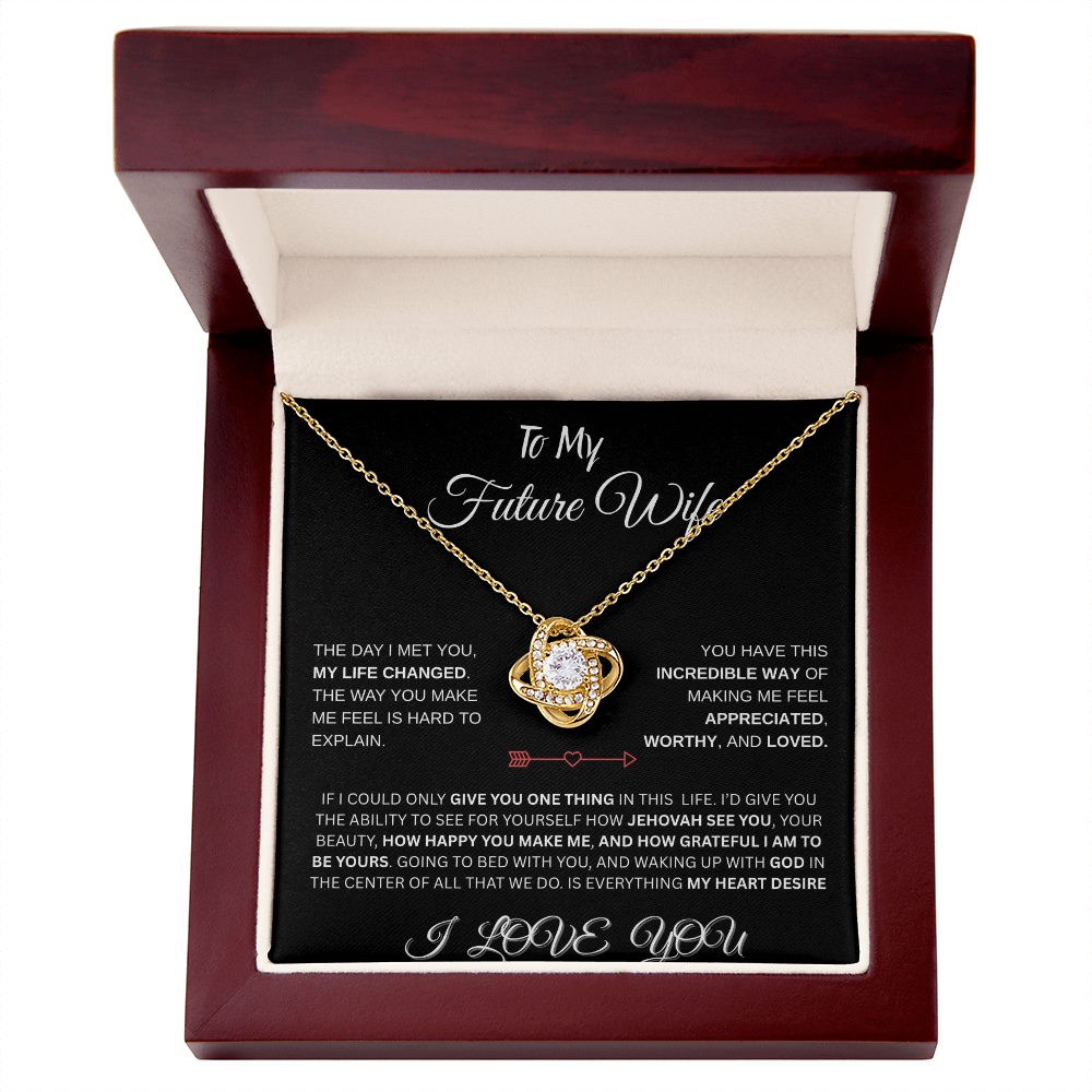 My Future Wife Knot Necklace