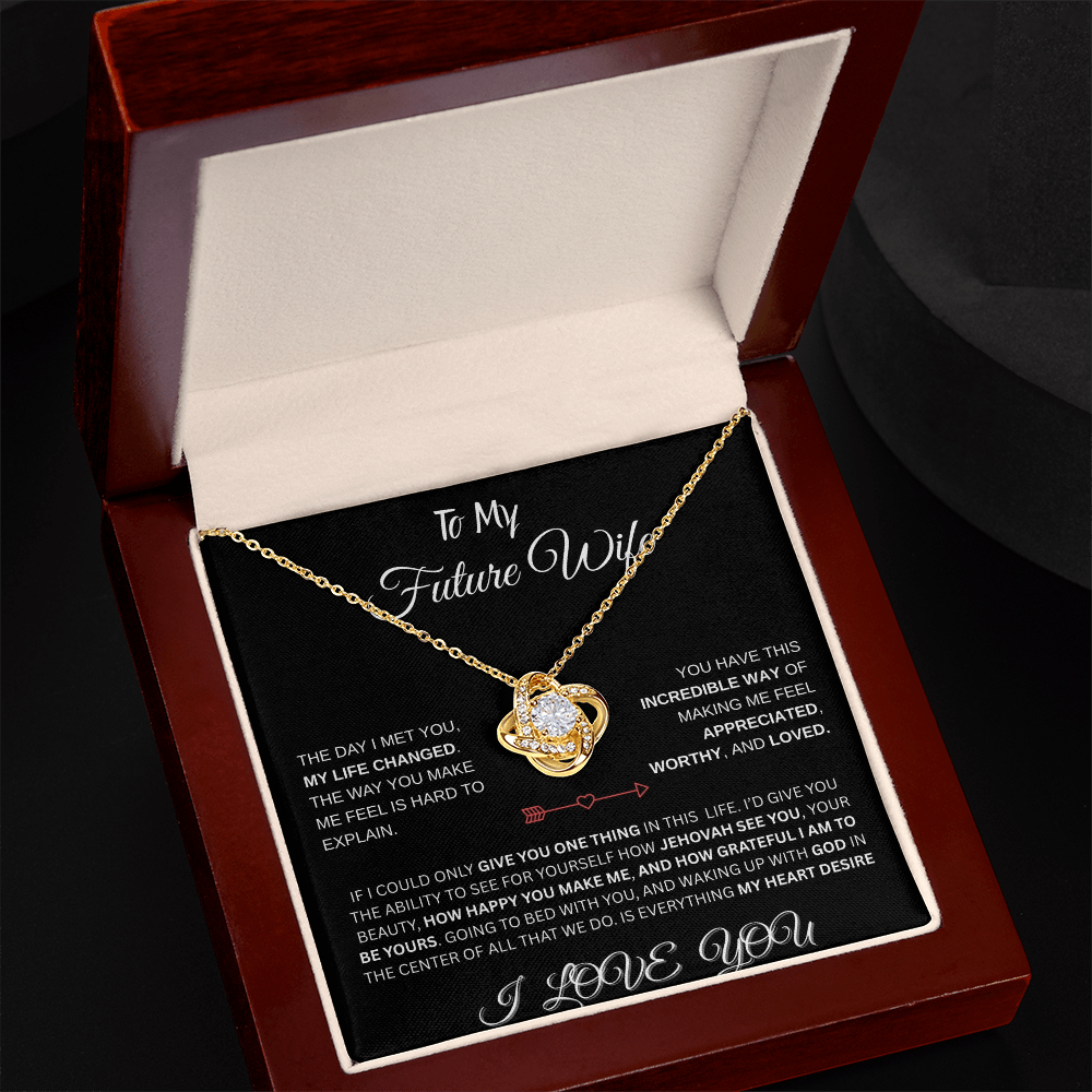 My Future Wife Knot Necklace