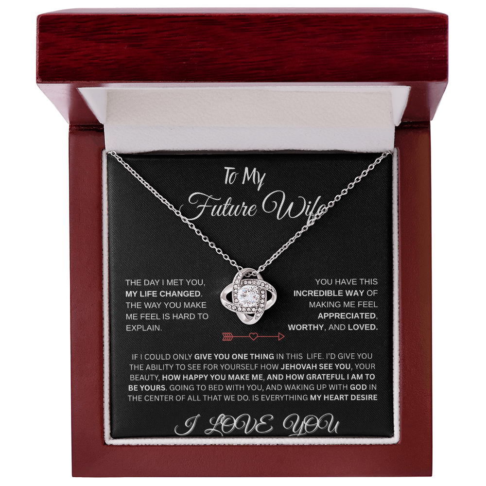 My Future Wife Knot Necklace